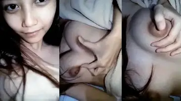 Solo Rekaman ABG Cantik Remas Payudara Montok Basah